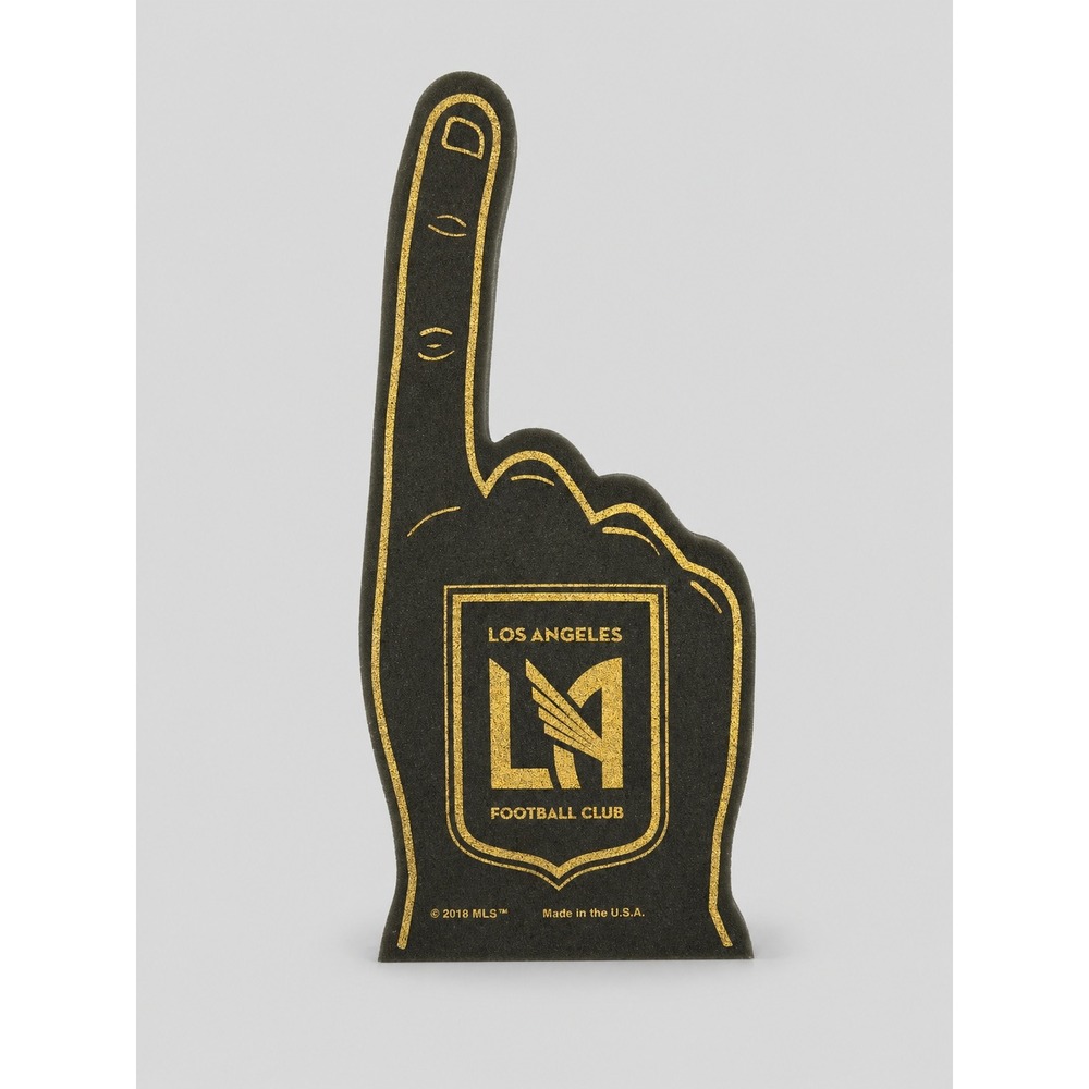 LAFC Los Angeles Football Club MLS Foam Finger Black Gold‎ #1 Hand 2018 Official